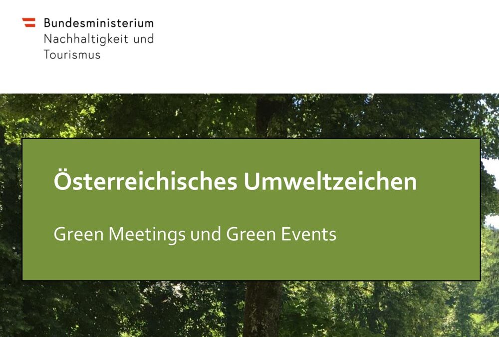 Green Meetings and Green Events