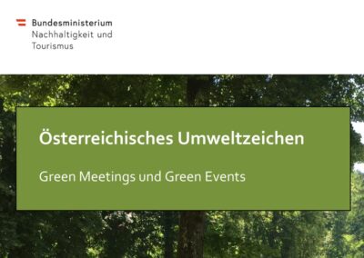 Green Meetings and Green Events