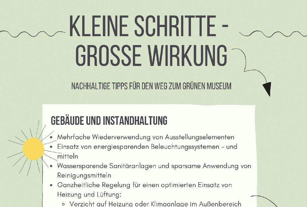 Das Grüne Museum: Nachhaltigkeit im Kulturbetrieb